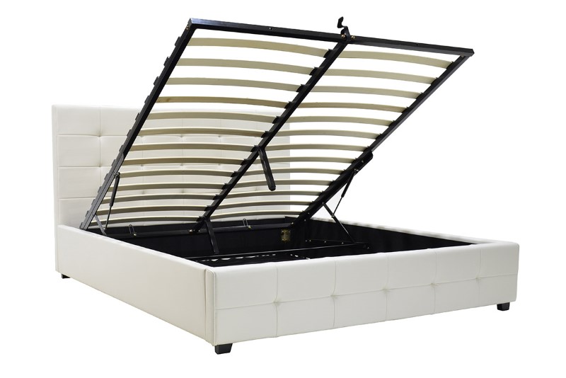 ÊñåâÜôé Roi pakoworld 160x200 PU ëåõêü ìáô + áðïèçêåõôéêü ÷þñï ÊñåâÜôé Roi pakoworld 160x200 PU ëåõêü ìáô + áðïèçêåõôéêü ÷þñï - Image 3