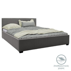 Κρεβάτι Norse haroma ύφασμα ανθρακί με αποθηκευτικό χώρο 160x200εκ