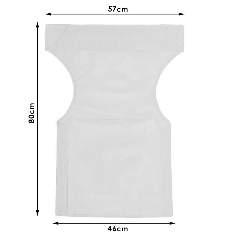 Διάτρητο πανί pakoworld επαγγελματικό πυκνότητας 2x1 για πολυθρόνα σκηνοθέτη χρώματος γκρι-λευκό Διάτρητο πανί pakoworld επαγγελματικό πυκνότητας 2x1 για πολυθρόνα σκηνοθέτη χρώματος γκρι-λευκό - Image 3