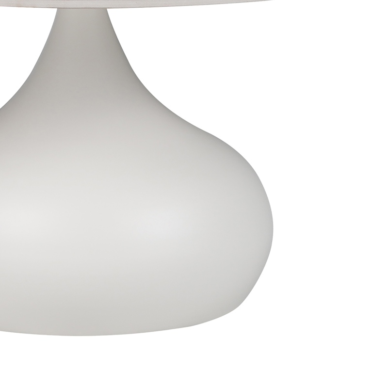 Τραπέζι σαλονιού Kirkene Inart sintered stone σε απόχρωση λευκό μαρμάρου με λευκό μέταλλο Φ70x40εκ Τραπέζι σαλονιού Kirkene Inart sintered stone σε απόχρωση λευκό μαρμάρου με λευκό μέταλλο Φ70x40εκ - Image 3