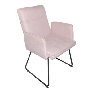 Πολυθρόνα Essential haroma ύφασμα σάπιο μήλο-πόδι μαύρο μεταλλικό 55.5x59x89εκ