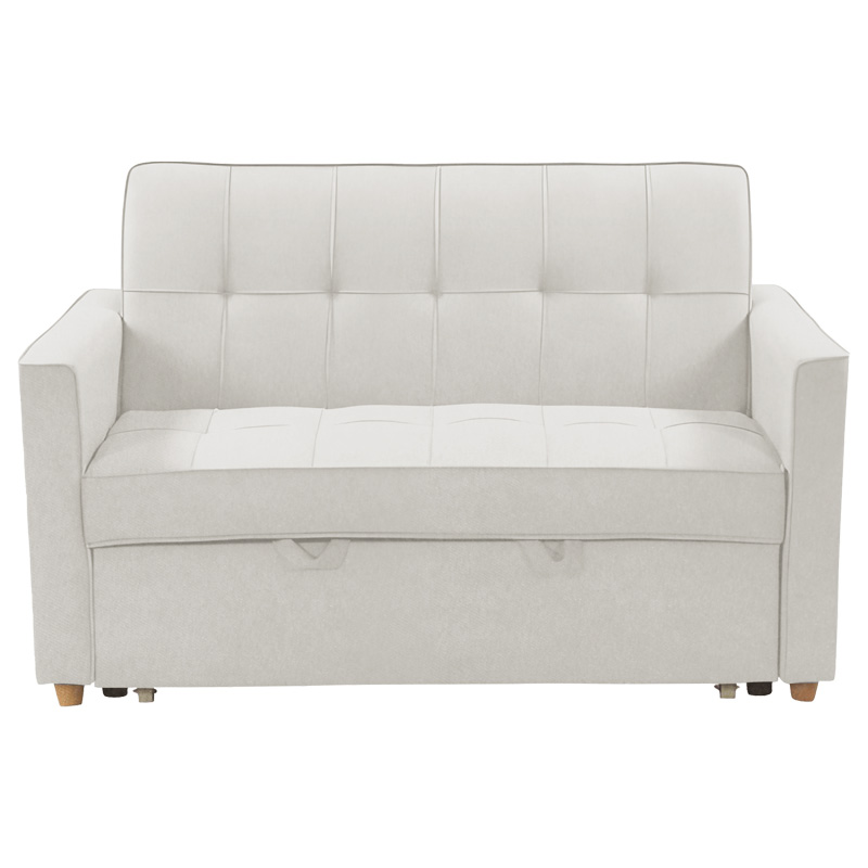 Καναπές-κρεβάτι Commit pakoworld 2θέσιος ύφασμα σε μπεζ-γκρι απόχρωση 142x93x90εκ Καναπές-κρεβάτι Commit pakoworld 2θέσιος ύφασμα σε μπεζ-γκρι απόχρωση 142x93x90εκ - Image 4