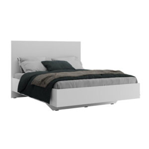 Κρεβάτι διπλό Oryana Ι haroma  σε λευκή diamont απόχρωση 160x200εκ