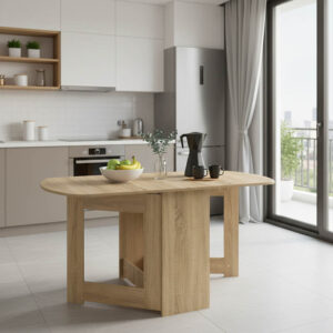 Τραπέζι Nadine haroma πολυμορφικό-επεκτεινόμενο χρώμα sonoma 160x80x76.5εκ