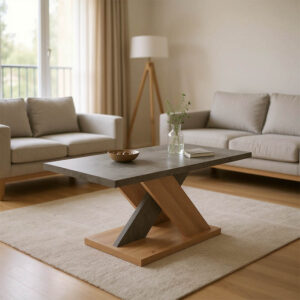 Τραπέζι σαλονιού Solange haroma σε γκρι-sonoma απόχρωση 110x55x47.5εκ