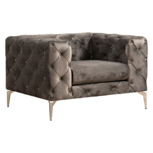 Πολυθρόνα PWF-0579 haroma ύφασμα ανθρακί 108x90x70εκ