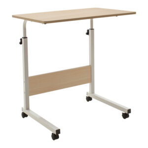 Γραφείο Piper haroma με αυξομείωση ύψους-MDF φυσικό-λευκό 60x40x69-90εκ