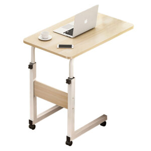 Βοηθητικό τραπέζι Talf haroma τροχήλατο φυσικό-λευκό 60x40x62-88εκ