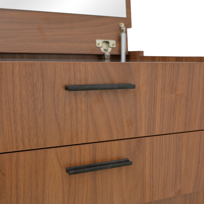 Τουαλέτα κρεβατοκάμαρας Sonlen pakoworld σε καρυδί-κρεμ απόχρωση 60x45x130εκ Τουαλέτα κρεβατοκάμαρας Sonlen pakoworld σε καρυδί-κρεμ απόχρωση 60x45x130εκ - Image 9