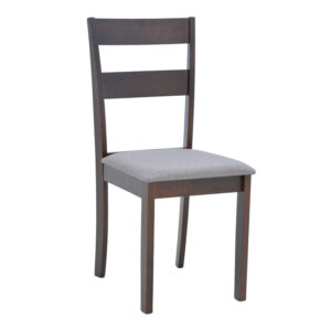 Καρέκλα Dallan  haroma σε καρυδί απόχρωση 40x47.5x89εκ