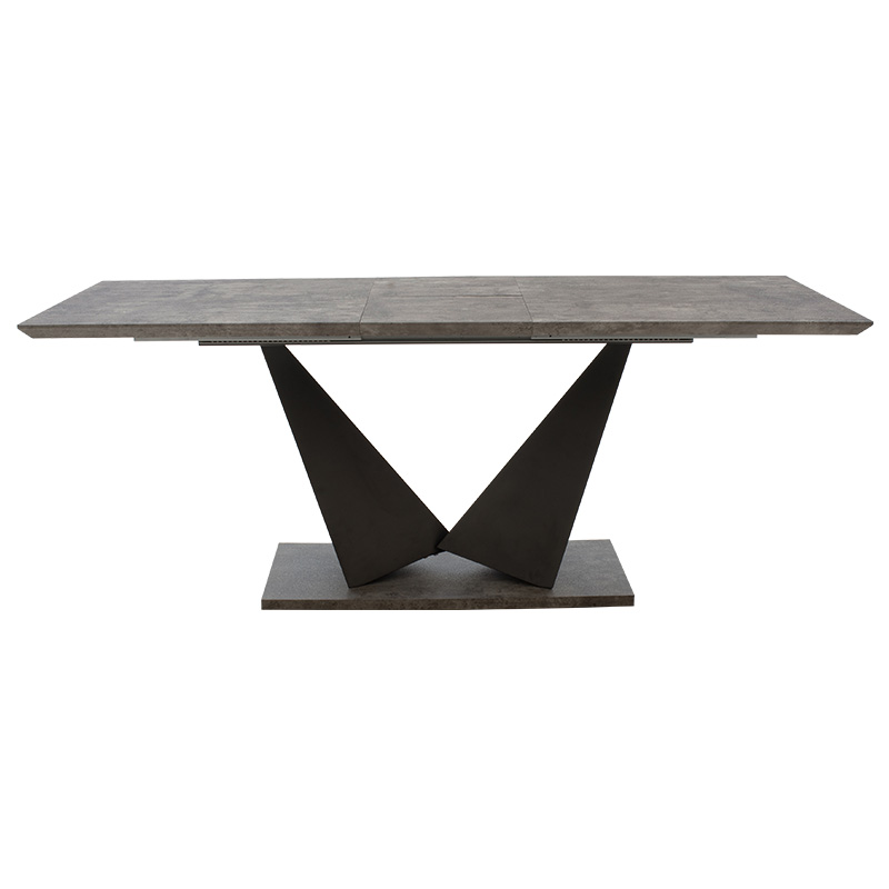 Τραπέζι Gordon pakoworld επεκτεινόμενο γκρι cement- πόδι μαύρο μέταλλο 160-200x90x75εκ Τραπέζι Gordon pakoworld επεκτεινόμενο γκρι cement- πόδι μαύρο μέταλλο 160-200x90x75εκ - Image 6