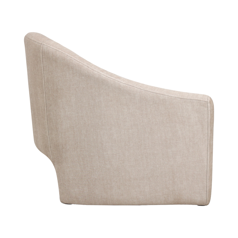 Πολυθρόνα Berza pakoworld κρεμ ύφασμα 76x76x71εκ Πολυθρόνα Berza pakoworld κρεμ ύφασμα 76x76x71εκ - Image 2