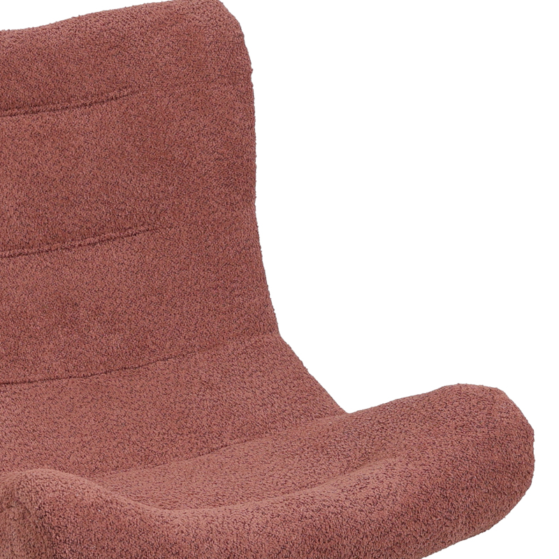 Πολυθρόνα-μπερζέρα Silla pakoworld μπουκλέ ύφασμα σε σάπιο μήλο απόχρωση 97x80x100εκ Πολυθρόνα-μπερζέρα Silla pakoworld μπουκλέ ύφασμα σε σάπιο μήλο απόχρωση 97x80x100εκ - Image 6