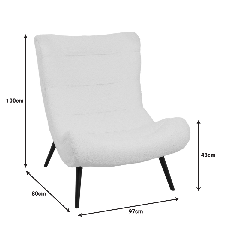 Πολυθρόνα-μπερζέρα Silla pakoworld μπουκλέ ύφασμα σε σάπιο μήλο απόχρωση 97x80x100εκ Πολυθρόνα-μπερζέρα Silla pakoworld μπουκλέ ύφασμα σε σάπιο μήλο απόχρωση 97x80x100εκ - Image 8