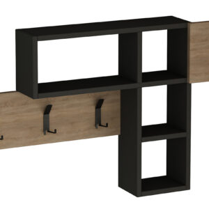 Κρεμάστρα Game haroma χρώμα φυσικό-ανθρακί 99,5x15x61εκ