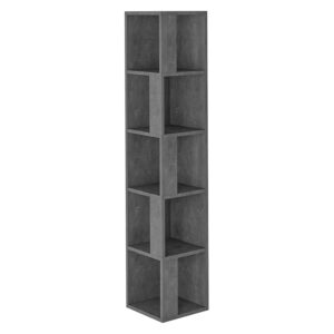 Βιβλιoθήκη στήλη Raphael haroma γκρι antique 31,5x31,5x159εκ