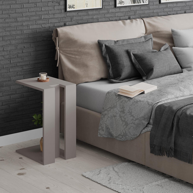 Βοηθητικό τραπέζι Muju pakoworld σε μόκα απόχρωση 40x30x57εκ Βοηθητικό τραπέζι Muju pakoworld σε μόκα απόχρωση 40x30x57εκ - Image 3