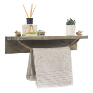 Ραφιέρα τοίχου Sidra haroma καρυδί 50x9x10εκ