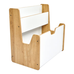 Ραφιέρα Crane haroma φυσικό-λευκό mdf 57x34x55εκ