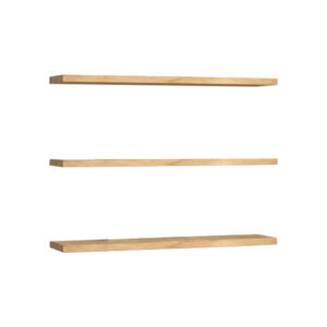 Ραφιέρα τοίχου Edna haroma μελαμίνη σε φυσική απόχρωση 60x14.5x1.8εκ