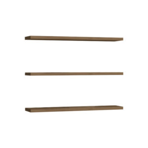 Ραφιέρα τοίχου Edna haroma μελαμίνη σε καρυδί απόχρωση 60x14.5x1.8εκ