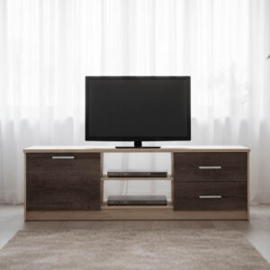 Έπιπλο τηλεόρασης OLYMPUS haroma χρώμα castillo-toro 160x39,5x50,5εκ