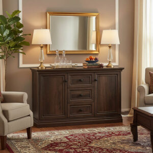 Μπουφές Mozart haroma χρώμα καρυδί 121x40x76,5εκ