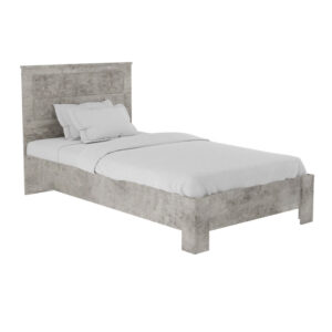 Κρεβάτι μονό OLYMPUS haroma σε χρώμα antique ανθρακί 100x200εκ