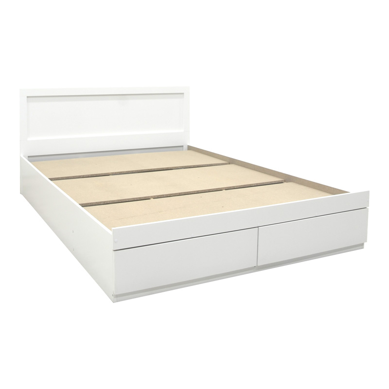 Κρεβάτι Olympus pakoworld με συρτάρι σε λευκή απόχρωση 140x200εκ Κρεβάτι Olympus pakoworld με συρτάρι σε λευκή απόχρωση 140x200εκ - Image 3