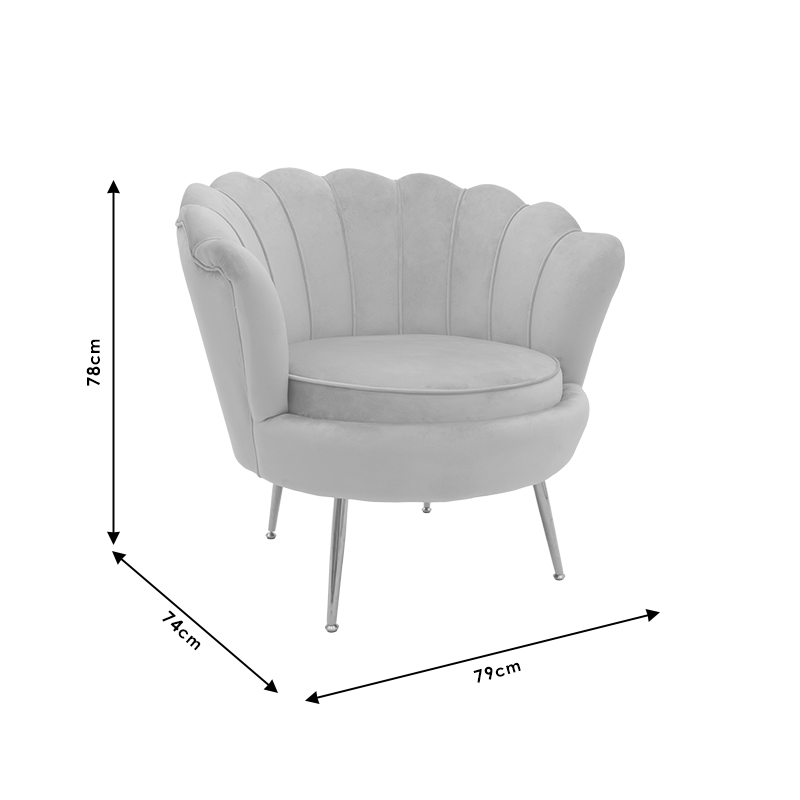 Πολυθρόνα Daimon pakoworld βελούδο ροζ-χρυσό 79x74x78εκ Πολυθρόνα Daimon pakoworld βελούδο ροζ-χρυσό 79x74x78εκ - Image 8