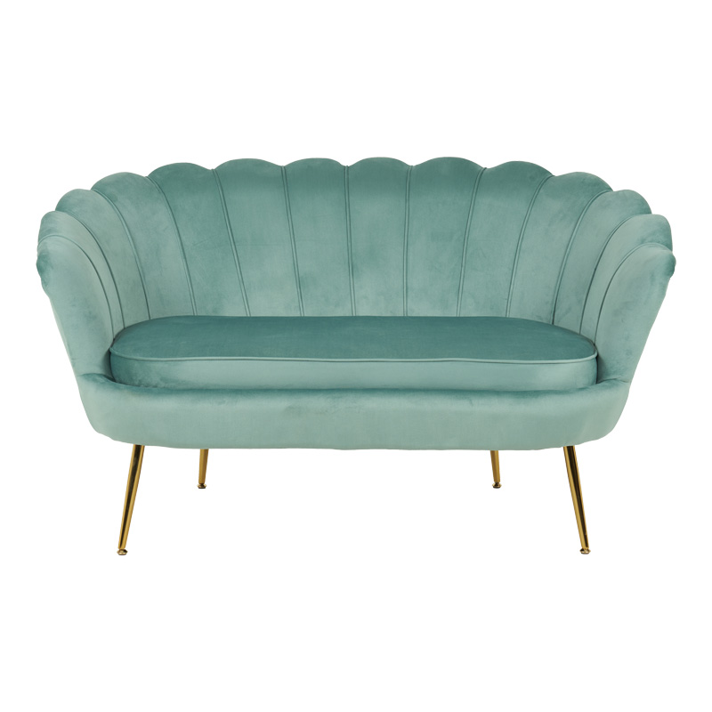 Καναπές 2θέσιος Daimon pakoworld βελούδο σε φυστικί απόχρωση 134x70x77εκ Καναπές 2θέσιος Daimon pakoworld βελούδο σε φυστικί απόχρωση 134x70x77εκ - Image 3