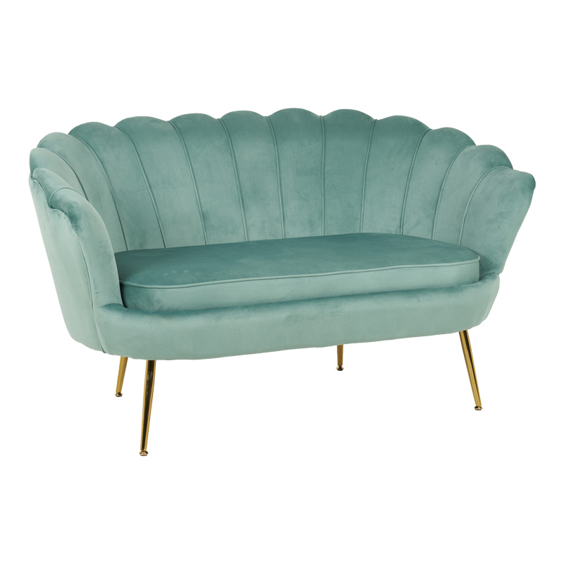 Καναπές 2θέσιος Daimon pakoworld βελούδο σε φυστικί απόχρωση 134x70x77εκ Καναπές 2θέσιος Daimon pakoworld βελούδο σε φυστικί απόχρωση 134x70x77εκ