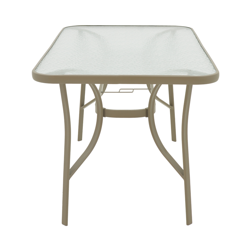 Τραπέζι Ensure pakoworld μέταλλο σαμπανιζέ-γυαλί 140x80x70εκ Τραπέζι Ensure pakoworld μέταλλο σαμπανιζέ-γυαλί 140x80x70εκ - Image 3