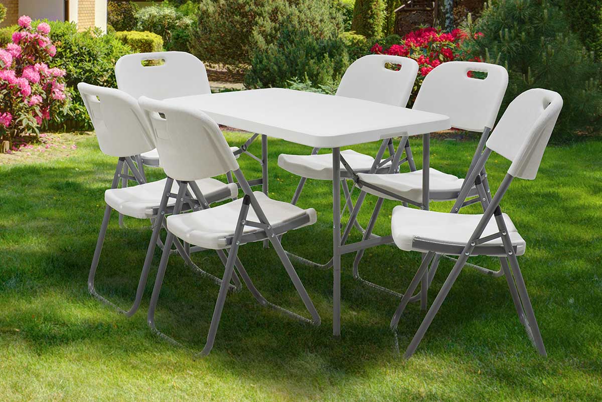 Τραπέζι catering Rodeo pakoworld πτυσσόμενο-βαλίτσα λευκό 122x60x74εκ Τραπέζι catering Rodeo pakoworld πτυσσόμενο-βαλίτσα λευκό 122x60x74εκ - Image 2