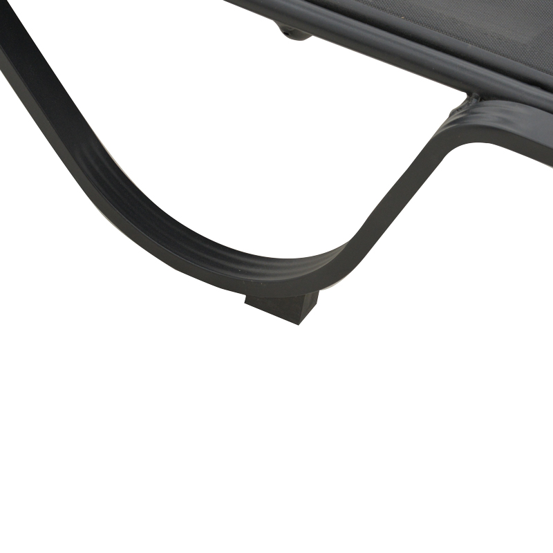 Ξαπλώστρα με μπράτσα Attain pakoworld αλουμίνιο και textilene σε ανθρακί απόχρωση191x64x32εκ Ξαπλώστρα με μπράτσα Attain pakoworld αλουμίνιο και textilene σε ανθρακί απόχρωση191x64x32εκ - Image 7