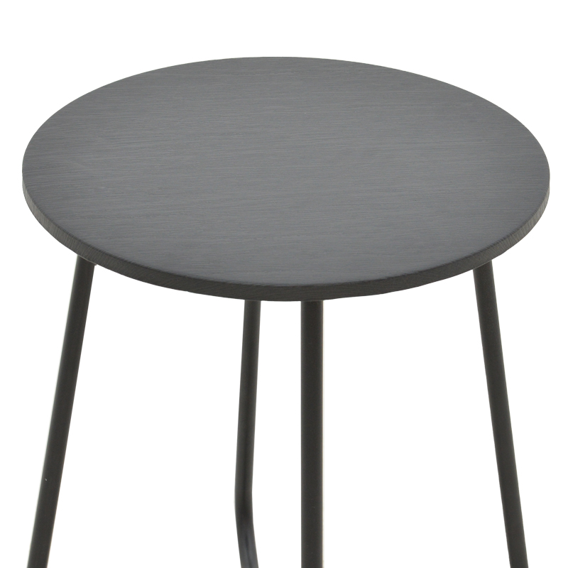Τραπέζι Bramwell pakoworld μέταλλο ανθρακί Φ40x50εκ Τραπέζι Bramwell pakoworld μέταλλο ανθρακί Φ40x50εκ - Image 3