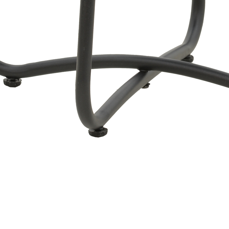 Τραπέζι Bramwell pakoworld μέταλλο ανθρακί Φ40x50εκ Τραπέζι Bramwell pakoworld μέταλλο ανθρακί Φ40x50εκ - Image 4