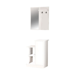 Έπιπλο εισόδου Wizbo haroma μελαμίνης λευκό 61x37x82.5εκ