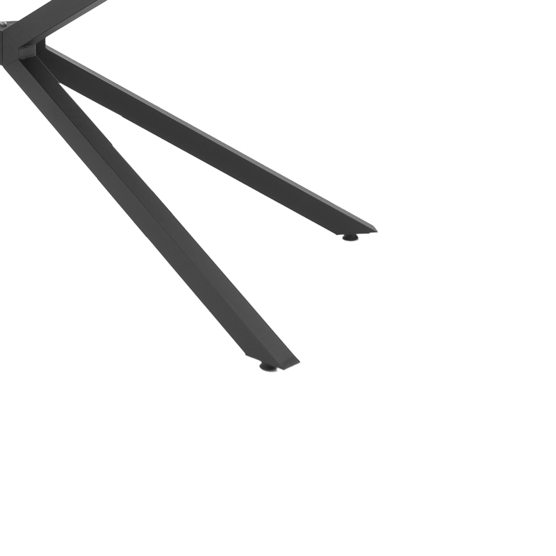 Τραπέζι Lerdion pakoworld γκρι mdf-μαύρο μέταλλο 180x90x75εκ Τραπέζι Lerdion pakoworld γκρι mdf-μαύρο μέταλλο 180x90x75εκ - Image 7