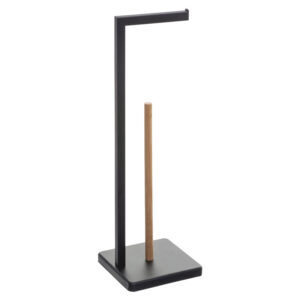 Χαρτοθήκη μπάνιου Nature haroma μαύρο 20x20x64.5εκ