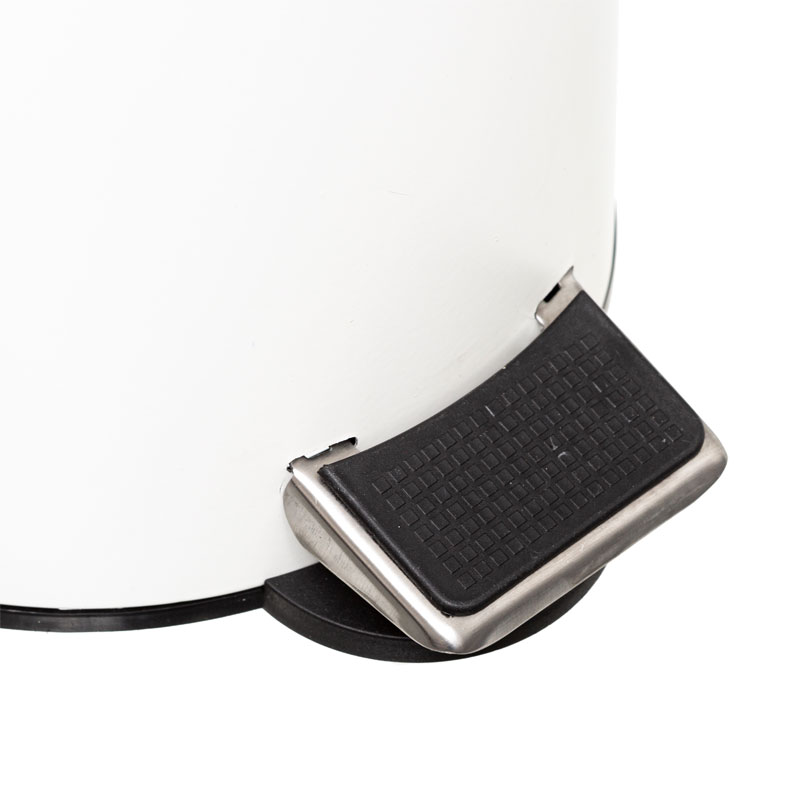 Κάδος απορριμμάτων 3L Nature pakoworld μεταλλικός λευκό-φυσικό Κάδος απορριμμάτων 3L Nature pakoworld μεταλλικός λευκό-φυσικό - Image 3