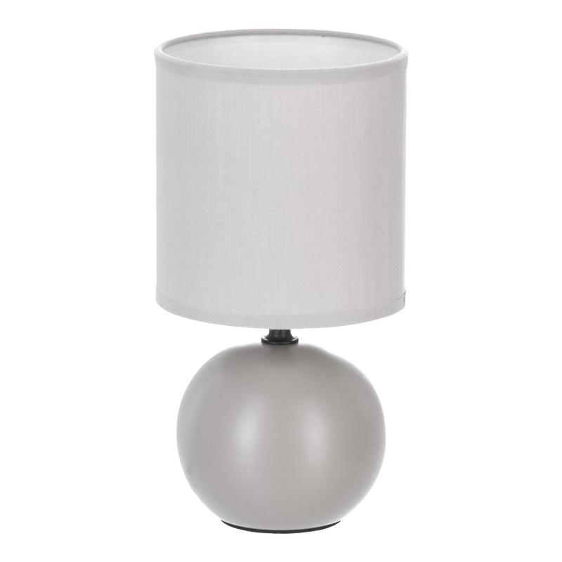 Επιτραπέζιο φωτιστικό PWL-1210 pakoworld Ε14 κεραμικό σε γκρι απόχρωση Φ13x25εκ Επιτραπέζιο φωτιστικό PWL-1210 pakoworld Ε14 κεραμικό σε γκρι απόχρωση Φ13x25εκ