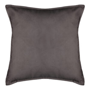 Μαξιλάρι διακοσμητικό Derfon haroma ύφασμα σε ανθρακί απόχρωση 55x55εκ