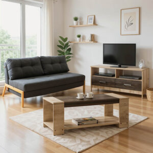 Φοιτητικό πακέτο επίπλων σαλονιού Lounge haroma σετ 3 τμχ