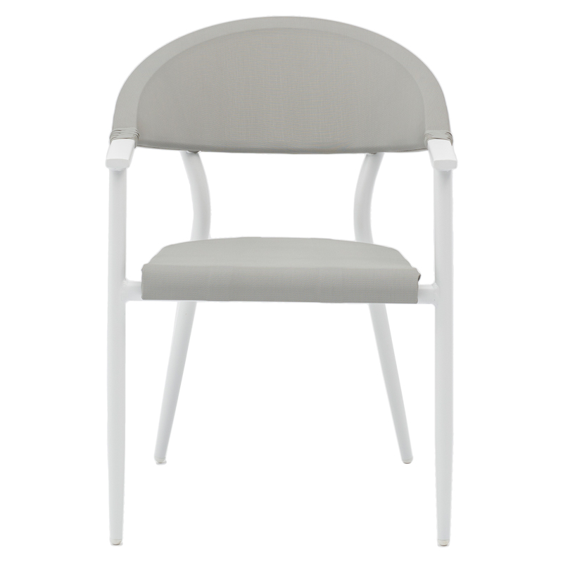 Τραπεζαρία Kliton - Pino σετ 3τεμ pakoworld αλουμίνιο σε λευκή απόχρωση 80x80x74εκ Τραπεζαρία Kliton - Pino σετ 3τεμ pakoworld αλουμίνιο σε λευκή απόχρωση 80x80x74εκ - Image 5