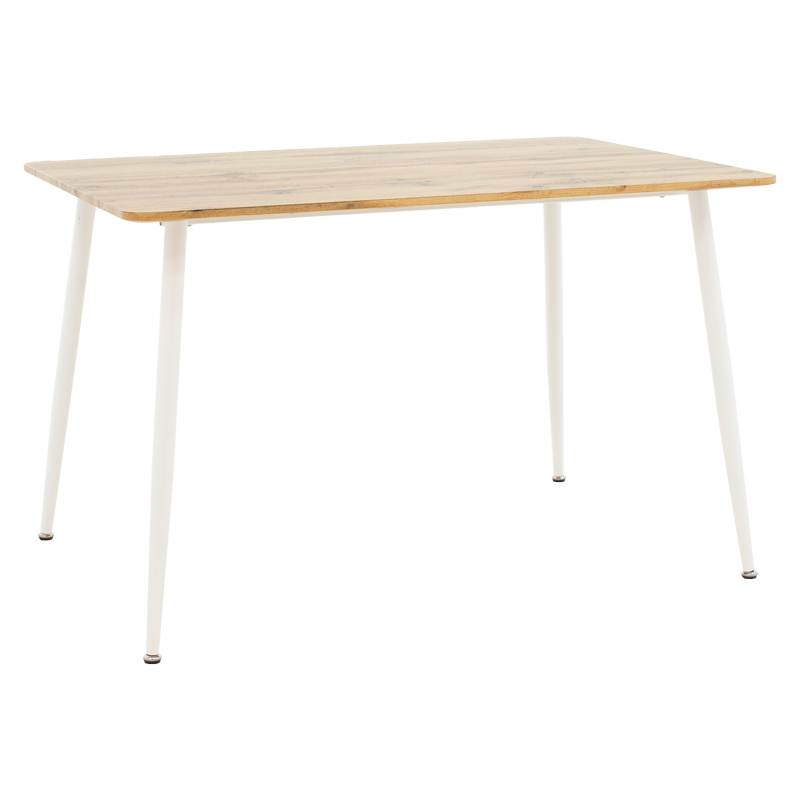 Τραπεζαρία Julita-Cuba pakoworld σετ 5τεμ pp-mdf σε λευκή-sonoma απόχρωση120x80x75εκ Τραπεζαρία Julita-Cuba pakoworld σετ 5τεμ pp-mdf σε λευκή-sonoma απόχρωση120x80x75εκ - Image 5