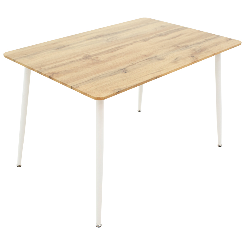 Τραπεζαρία Julita-Cuba pakoworld σετ 5τεμ pp-mdf σε λευκή-sonoma απόχρωση120x80x75εκ Τραπεζαρία Julita-Cuba pakoworld σετ 5τεμ pp-mdf σε λευκή-sonoma απόχρωση120x80x75εκ - Image 6