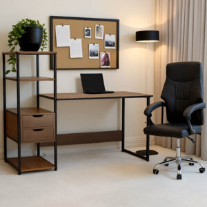 Φοιτητικό πακέτο επίπλων γραφείου Gloryn pakoworld σετ 2τεμ