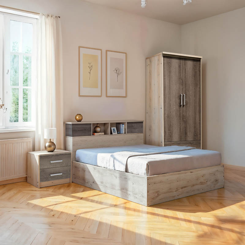 Φοιτητικό πακέτο επίπλων κρεβατοκάμαρας Cloud pakoworld σετ 3τεμ Φοιτητικό πακέτο επίπλων κρεβατοκάμαρας Cloud pakoworld σετ 3τεμ