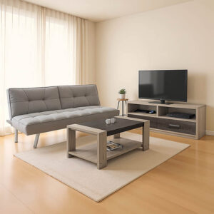 Φοιτητικό πακέτο επίπλων σαλονιού Chill pakoworld σετ 3τεμ